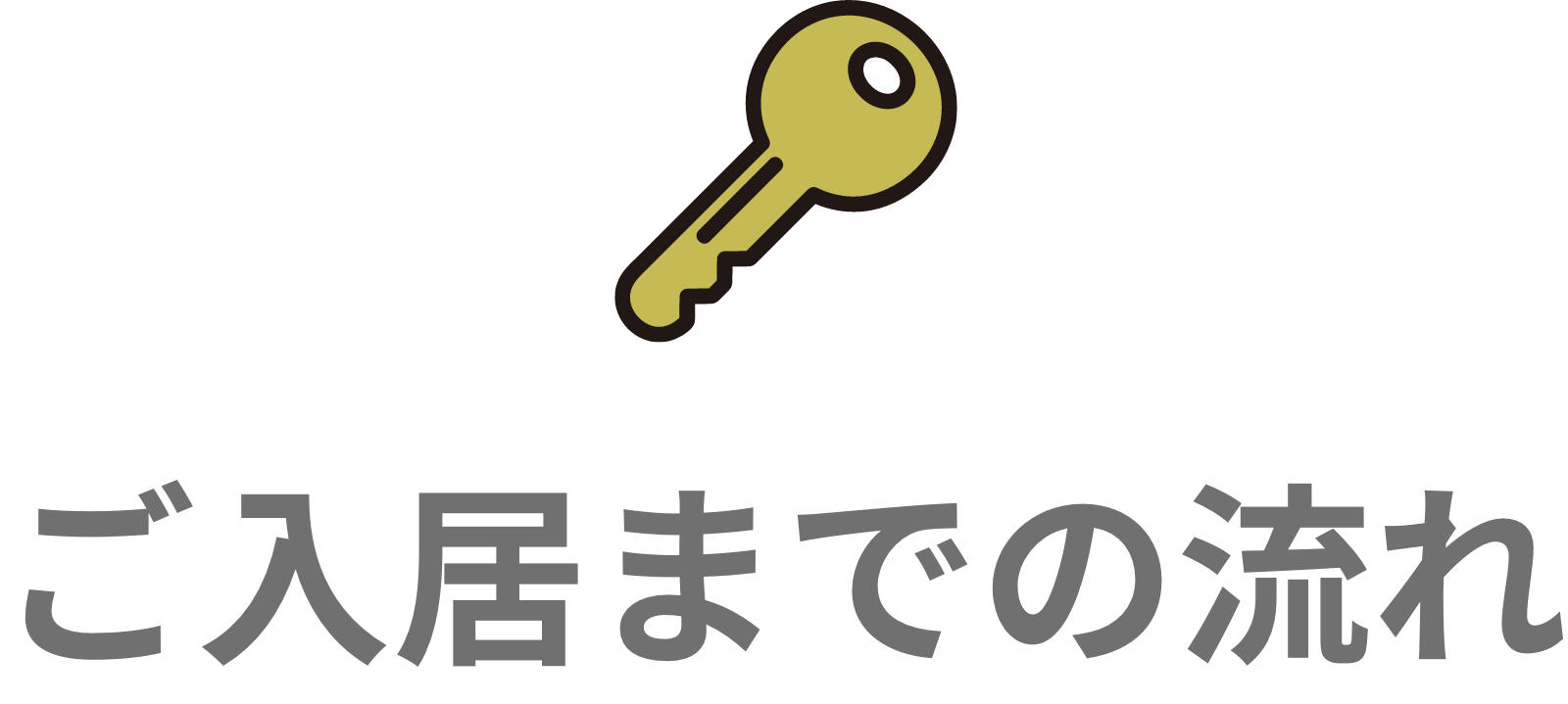 ご入居までの流れ